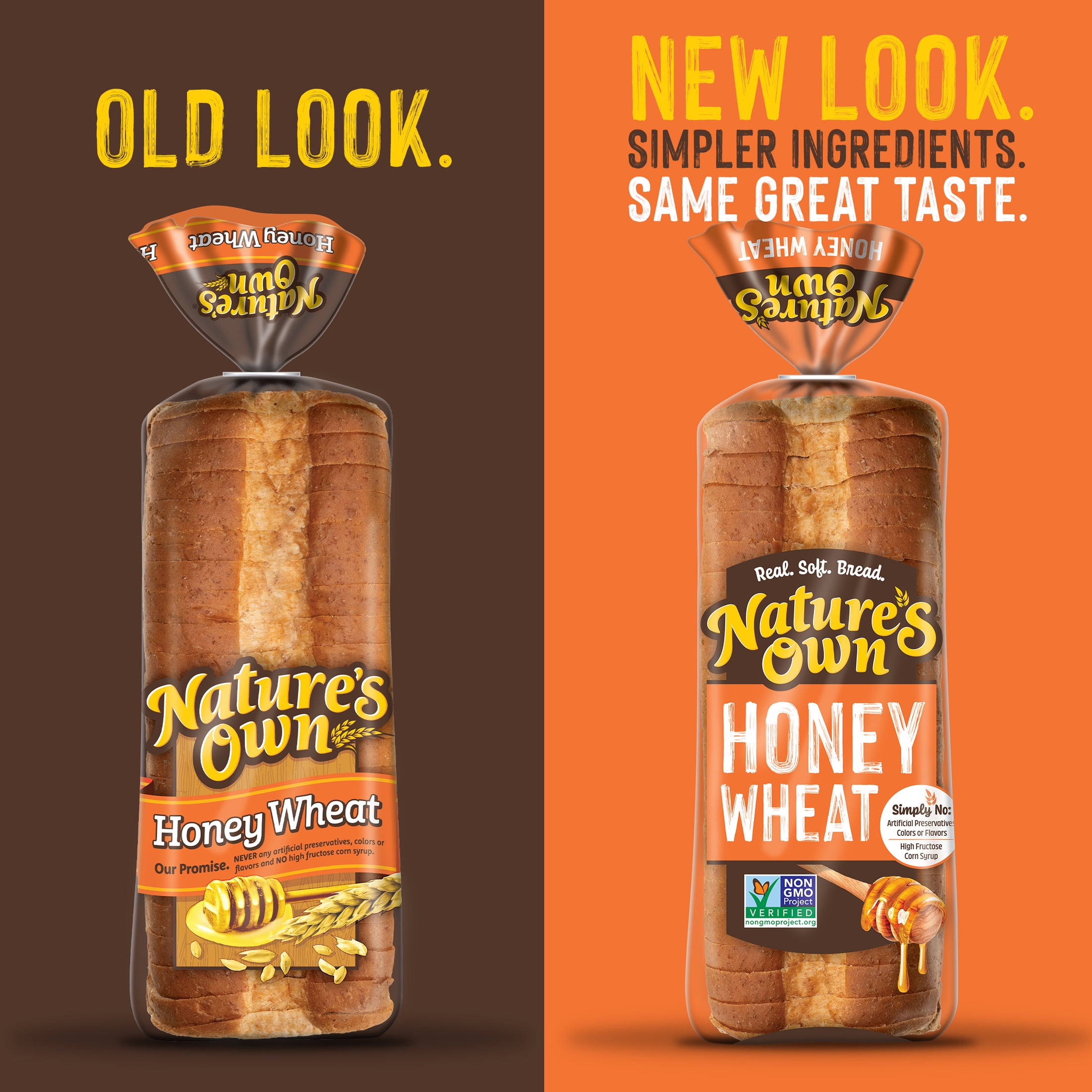 Nature's Own Honey Wheat, Honey Wheat Sandwich Bread, 20 oz Loaf