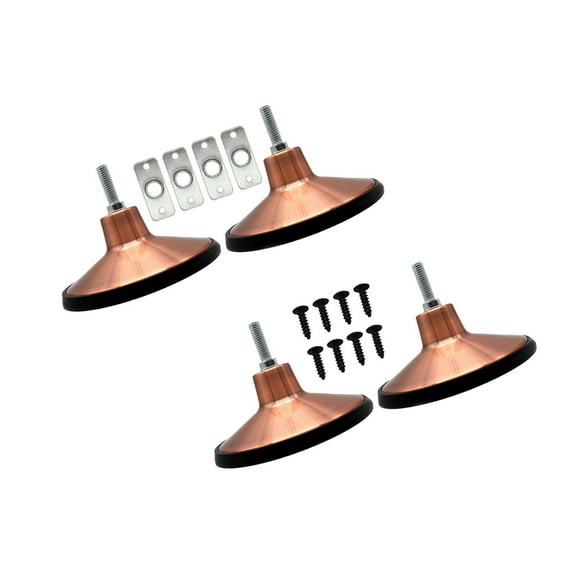 enqiretly Set of 4 Large Pool Table Leg Levelers Heavy Duty for Game Table Adjustment