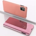 thumbnail image 2 of for Samsung Galaxy A72 Makeup Mirror Phone Case, Luxury Mirror Design Clear View Smart Window Screen Display Case Support Wireless Charging Flip Phone Cover For Samsung Galaxy A72 QH Rose Gold, 2 of 10