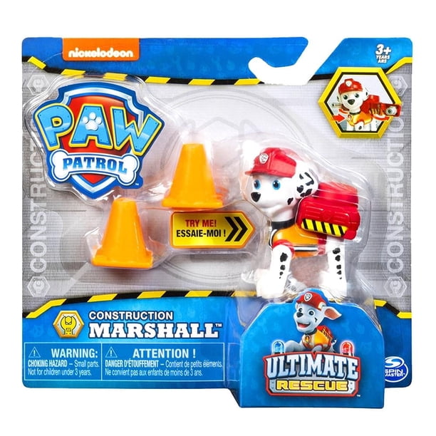 Marshall Paw Patrol Cachorros Héroes Construcción