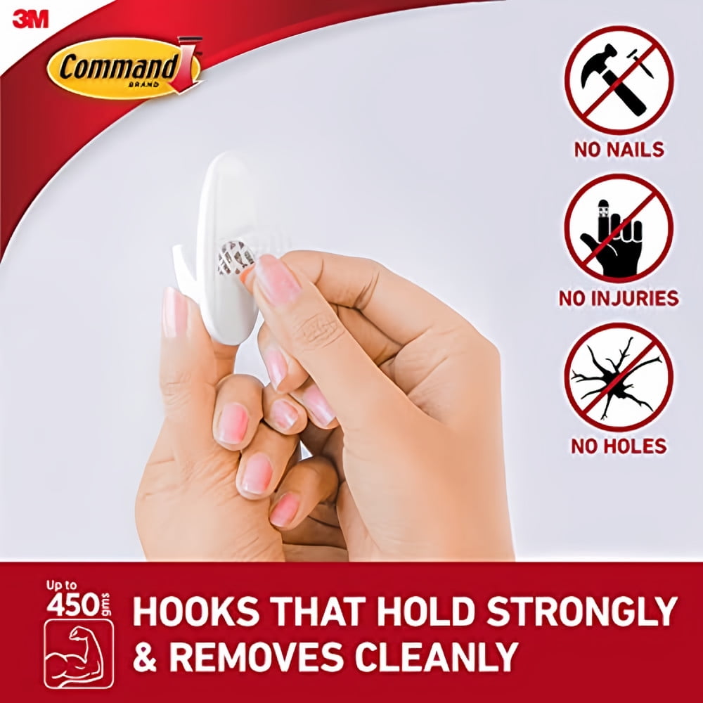3M Command Small Designer Hooks (Pack of 5)