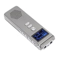 thumbnail image 2 of ZOUSSIQI Voice Recorder MP3 WAV 192kbps Noise Reduction Dual Microphone Password Function Digital Recorder with Earphone 32G EL225#18273, 2 of 9