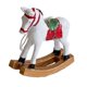 thumbnail image 4 of Estatua de caballo navideña, decoración de mesa, adorable obra de arte, recuerdos de fiesta, vacaciones Blanco, 4 of 9