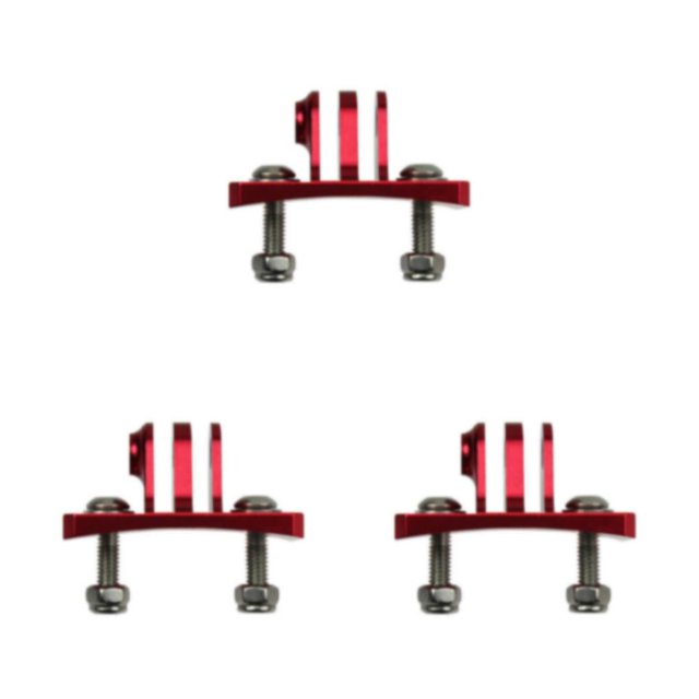 Injueey Adaptador de aleación de aluminio de montaje fijo para casco de paracaidismo de cámara Type1 NO1