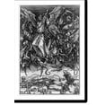 thumbnail image 2 of Historic Framed Print, [St. Michael fighting the dragon].AD., 17-7/8" x 21-7/8", 2 of 9