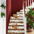 thumbnail image 6 of Peel and Stick Wallpaper Contact Paper Fall botanical white pumpkins orange neutral flowers leaves Self Adhesive and Removable 24in x 118in, 6 of 8