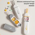 thumbnail image 4 of Outdoor 3-grid Medicine Box Waterproof Durable Medicine Storage Case for Outdoors, 4 of 5