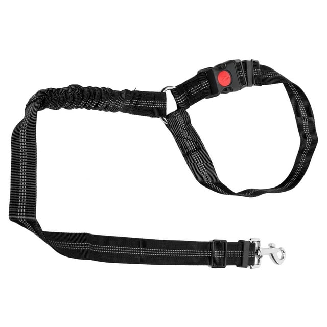 Ceinture pour Animaux, Ceinture Réglable avec Boucle Rotative Solide, Ceinture de Sécurité Réfléchissante en Nylon pour Chien avec Boucle Verrouillable pour Voiture