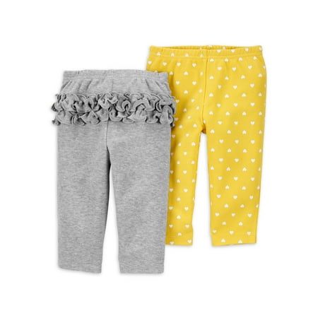 

Carter s Child of Mine Baby Girl Pants 2-Pack Sizes Preemie-24 Months