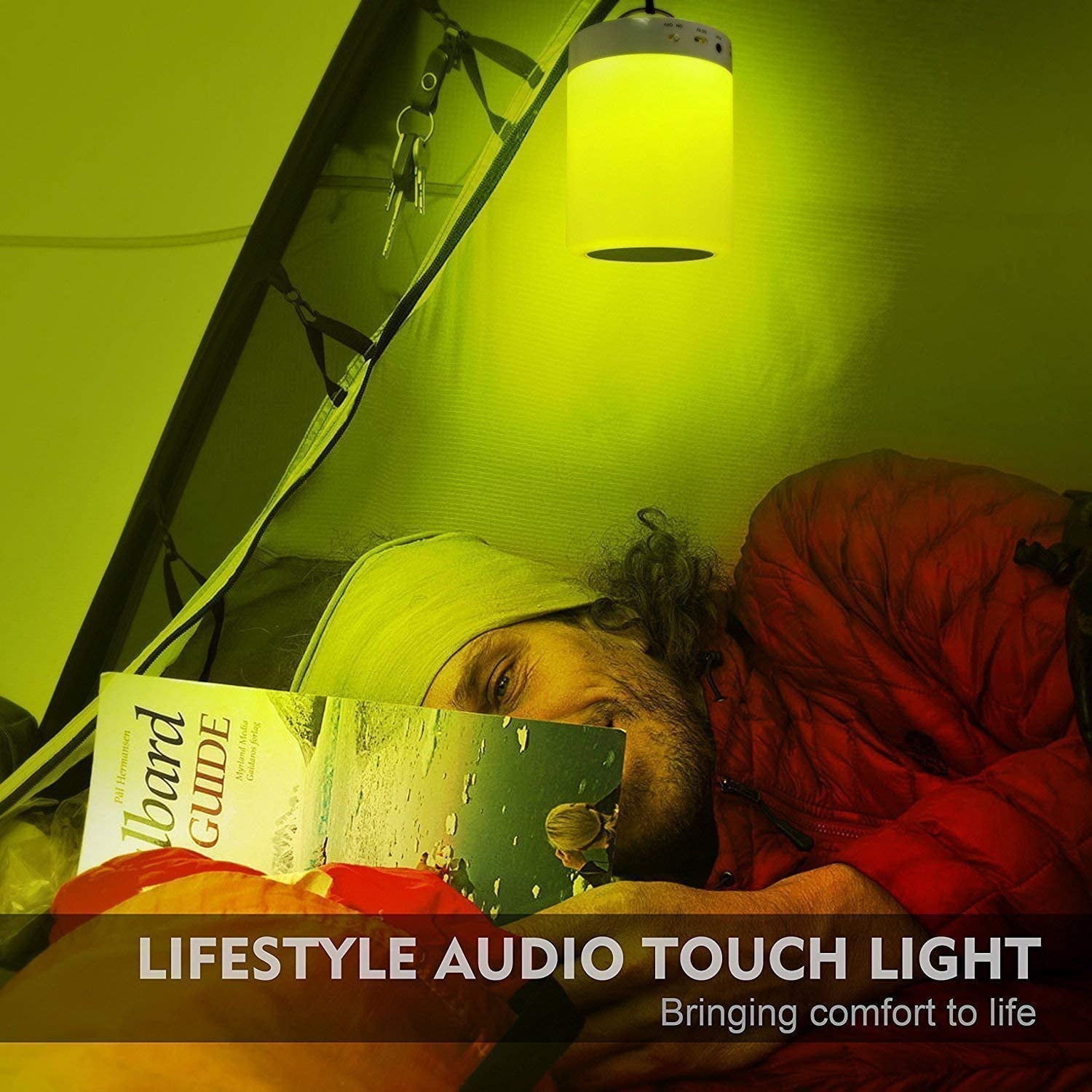 Touch Bedside Lamp - with Bluetooth Speaker, Dimmable Color Night Light, Outdoor Table Lamp with Smart Touch Control, Best Gift for Men Women Teens Kids Children Sleeping Aid
