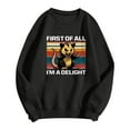 thumbnail image 4 of TINZ Chandails Imprimés Automne et Hiver pour Femmes Haut Usé Chandails Graphiques pour Femmes T-Shirt Coloré, 4 of 4