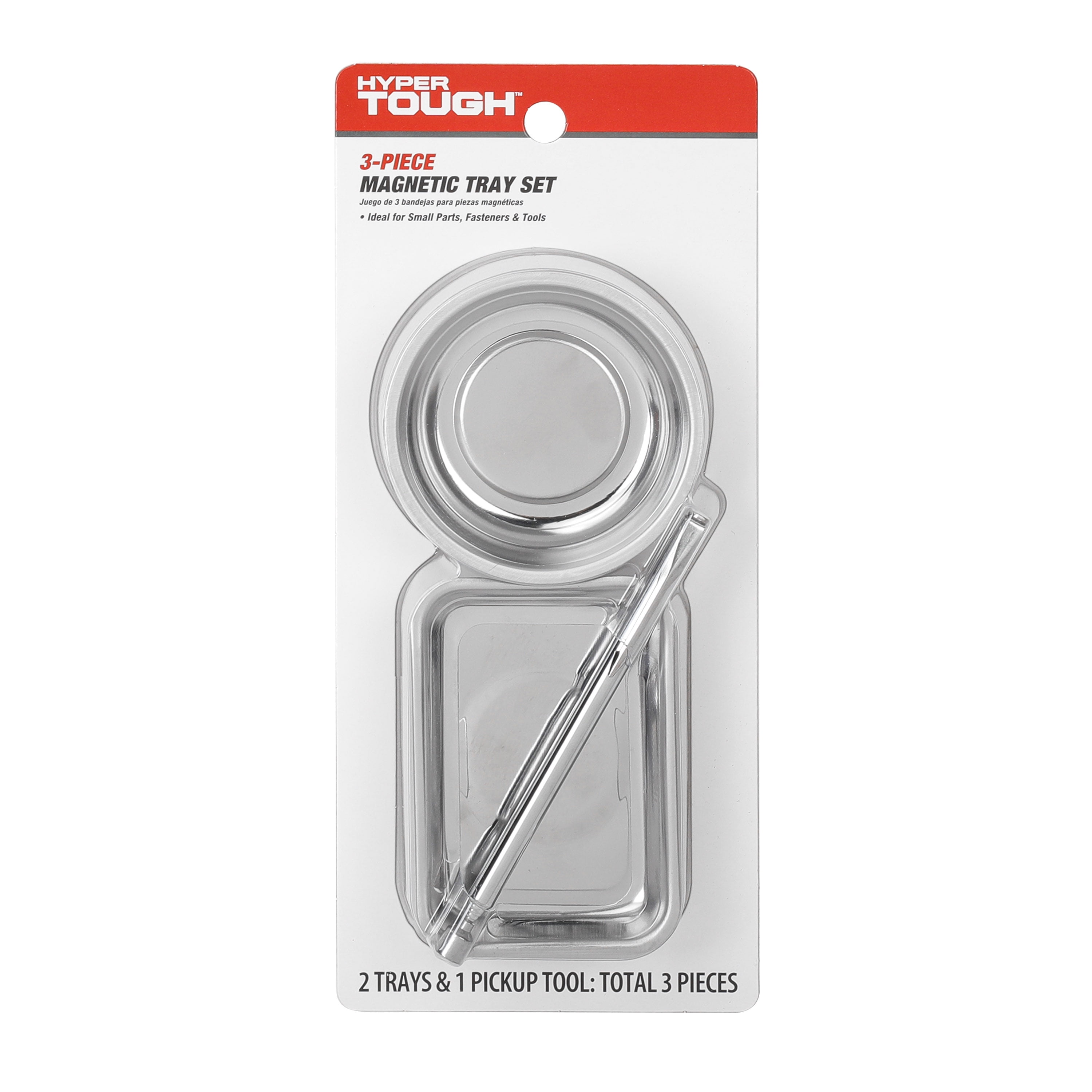 (2 pack) Hyper Tough 3 Piece Magnetic Tray Set
