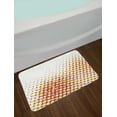thumbnail image 2 of Abstract Bath Mat, Colorful Halftone Effect with Geometric Abstract Shapes Dots Pattern Print, Non-Slip Plush Mat Bathroom Kitchen Laundry Room Decor, 29.5 X 17.5 Inches, White and Fuchsia, Ambesonne, 2 of 2