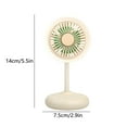 thumbnail image 3 of Dmlowu Desk Fan Foldable Portable Fan Long Lasting Mini Cooling Fan for Bedroom Travel School, Ultra Quiet Powerful Standing Table Fan, 3 Speed Adjustable Air Circulator Fan, 3 of 8