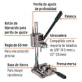 thumbnail image 2 of Soporte vertical para taladro 3/8"-1/2", Truper, 2 of 4