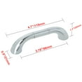 thumbnail image 4 of Utopia Alley 5pcs Tempo Pull Handle - Decorative Cabinet Drop Pull Handles- Vintage Cabinet Hardware with Hand Finished Polished Chrome - Metal Drawer Pull Handle, 3.78" Center to Center, 4 of 6