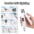thumbnail image 5 of 2-in-1 Pet Nail Clippers and Grinder with LED Lights, Electric Dog Cat Nail Trimmer for Large Medium Small Dogs & Cats, Pet Nail Grinderwith 3 Speeds, USB Rechargeable, Safety Lock, 5 of 6