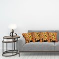 thumbnail image 3 of Ambesonne Fall Throw Pillow Cover 4 Pack, Vivid Autumn Maple Leaves, 16", Orange Yellow Brown, 3 of 5
