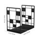 thumbnail image 2 of BESTYASH 1Par Soportes Metálicos Para Libros En Color Negro Con Durabilidad Y Estilo Clásico, 2 of 8