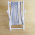 thumbnail image 4 of MasteelfCA 2 Pcs Mini Maison Chaises de Plage Miniature Chaise Longue Table Pliante Ornement, 4 of 7