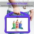thumbnail image 2 of TECH CIRCLE Kids Case for Onn 10.1 Tablet 2024 Gen 4 Model:100135925,Lightweight Shockproof Rugged EVA Kids Friendly Handle Stand Child Proof Silicone Kids Case for Onn Tablet 10.1" 4 Gen 2024,Purple, 2 of 6