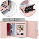 thumbnail image 5 of Monedero minimalista de piel sintética para mujer: billetera corta y delgada para damas, con un encanto compacto, 5 of 7