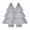 thumbnail image 2 of Hometravel Tree Shape Snack Tray Set, Christmas Themed Food Serving Plates, Multi-compartment Party Tray for Holiday Events, Family Gatherings, Snack Service, 2 of 6