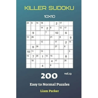 Killer Sudoku : 400 Easy to Normal Puzzles 10x10 Volume 19 (Paperback) 