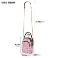 thumbnail image 2 of Small Crossbody Bags for Women Clouds Love Rainbow Bow Cute Cell Phone Wallet Multi Zipper Pockets Purse Handbag, 2 of 6