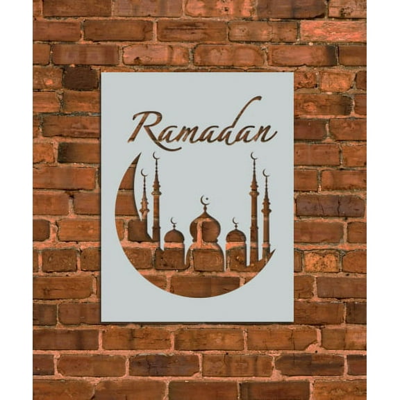 Ramadan Ramzan Stencil