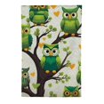 thumbnail image 2 of Heduofu St. Patrick's Day Garden Flag Double Sided, Cute Animal Owl Decorative Yard Flag for Party Home Outdoor Decor White, 2 of 6