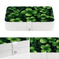 thumbnail image 4 of Saint Patrick's Day PU Leather Jewelry Box Necklace Organizer with Removable Compartment and Storage Box - Portable Beauty Organizer, 4 of 6