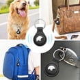 thumbnail image 2 of JETech Silicone Case for AirTag 2nd/1st Generation (2026/2021) with Keychain, Protective Air Tag Holder, 2-Pack (Black), 2 of 6