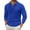 Royal Blue #002C, variant on Men Long Sleeve Polo Sweater Henley V Neck Knit Polo Shirts 2025 Lightweight Ribbed Golf Shirts Pullover Fall Sweaters,Khaki 2XL