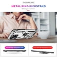 thumbnail image 6 of ELEHOLD Hybrid Rugged Case for iPhone 16 Pro Max Full Body Protection with Metal Magnetic 360° Rotating Ring Holder Kickstand Shockproof Heavy Duty Case for iPhone 16 Pro Max,Silver, 6 of 6