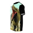 thumbnail image 4 of Angry Dinosaur Screamer Abstract Printed Unisex AOP Cut & Sew Tee, 4 of 7