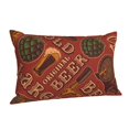 thumbnail image 2 of Cold Beer Vintage Pillowcase 14x20 Rectangle Throw Pillow Case Cover Cushion with Hidden Zipper for Sofa Couch Car, 2 of 2