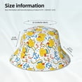 thumbnail image 4 of Daiia Ducks and Anchors Pattern Bucket Hat - Trendy Cotton Sun Hat for Beach, Golf, Fishing - Fun Outdoor Vacation Boonie for Men and Women, 4 of 9