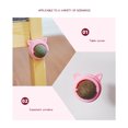 thumbnail image 3 of ABS Catnip Ball Replacement Round Interactive Rotary Moistureproof Teeth Cleaning Table Leg Snack Licking Pet Toy Plaything Rose Red, 3 of 9