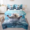 thumbnail image 1 of YST 7Pcs Cartoon Otter Comforter Set Bed in a Bag, Full Size, Polyester, 1 of 5