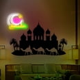 thumbnail image 3 of UPONRAY Mosque Neon Signs, 15.7"*12.8" Dimmable & USB-Powered LED Neon Light, Stylish Wall Decor for Ramadan, Bed Room, Living Room, Party, Bar, 3 of 10
