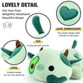 thumbnail image 3 of Peluche Onsoyours Avocado Cow Love 30 cm para niños, 3 of 9