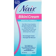 Sensitive Formula Bikini Cream with Green Tea Hair Remover by Nair, 1.7 Ounce