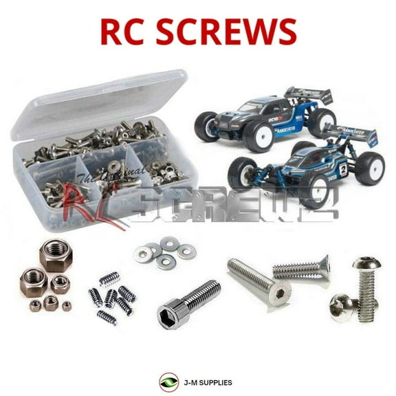 RCScrewZ Stainless Steel Screw Kit ass041 for Team Associated RC18T2/B2 RTR 1/18 Scale | SET
