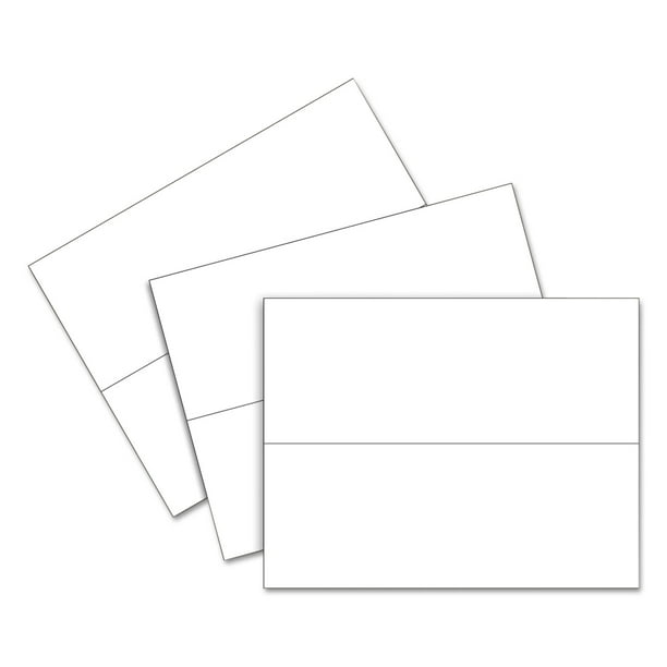 C-Line Printer-Ready Name Tent Cards, 4-1/4" x 11", White Cardstock, 50  Letter Sheets/Box - Walmart.com