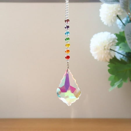 

Crystal Glass Chandelier Pendants Window rainbow making Porch Office garden and home Curtains Hanging -