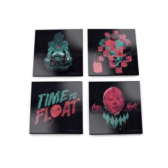 IT: Chapter Two (If IT Isnt Dead, We Come Home) StarFire Prints™ Glass Coaster Set of Four SPCSTR986