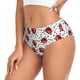 thumbnail image 2 of Fotbe Red Ladybugs On Black Dotted Calzones Estampados para Mujer – Ropa Interior de Algodón, Cómoda, Suave y Elástica-Small, 2 of 6