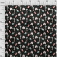thumbnail image 3 of oneOone Cotton Cambric Black Fabric Circus Quilting Supplies Print Sewing Fabric By The Yard 56 Inch Wide-aF, 3 of 5