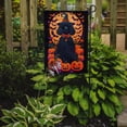 thumbnail image 2 of Black Standard Poodle Witchy Halloween Garden Flag 11.25 in x 15.5 in, 2 of 8